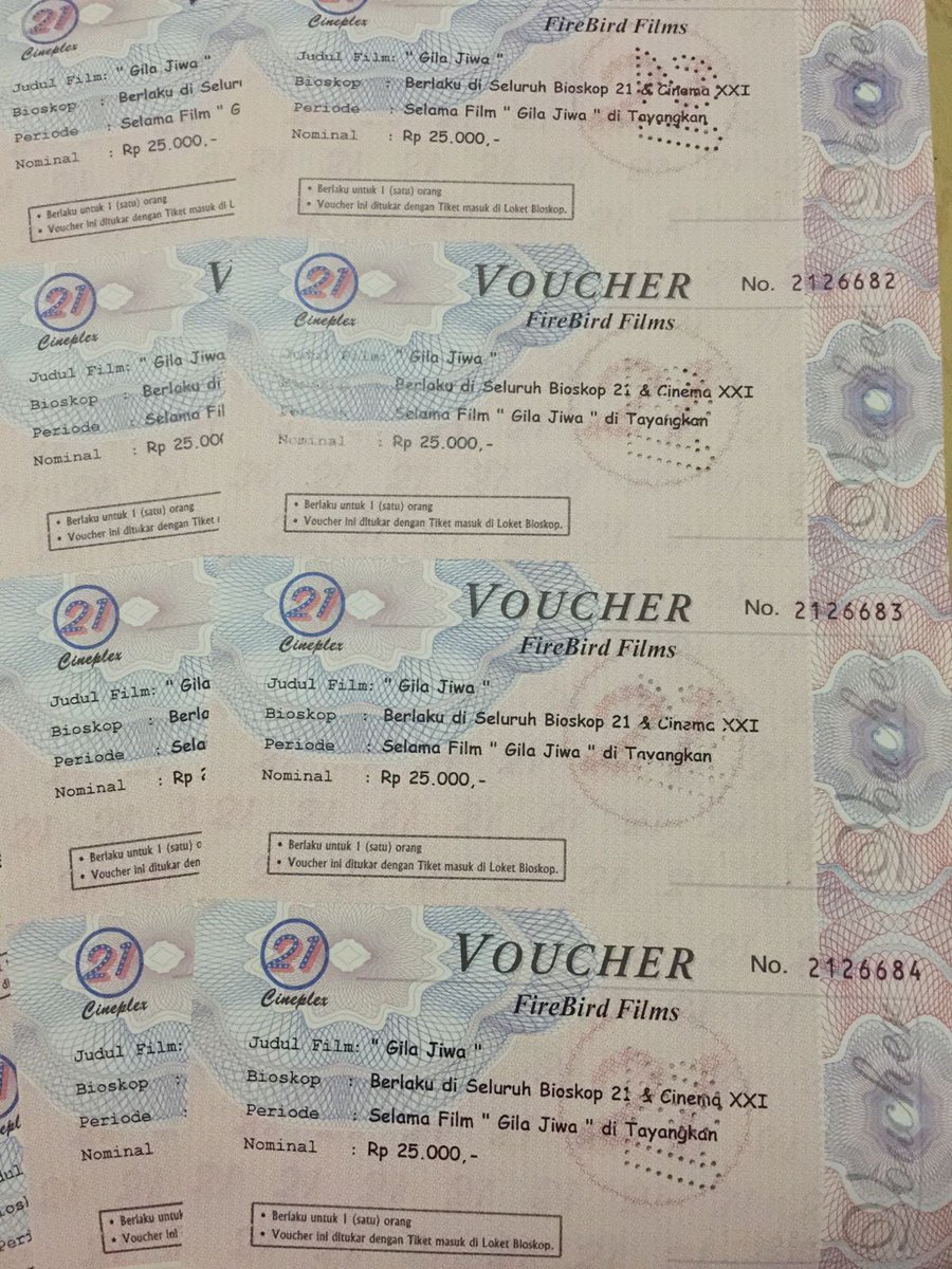 Siapa yang mau tiket nonton gratis film <a href="/Gilajiwa/">Gila Jiwa</a> dapatkan dengan mengirim DM ke kita, kasi tau knp km tertarik ntn