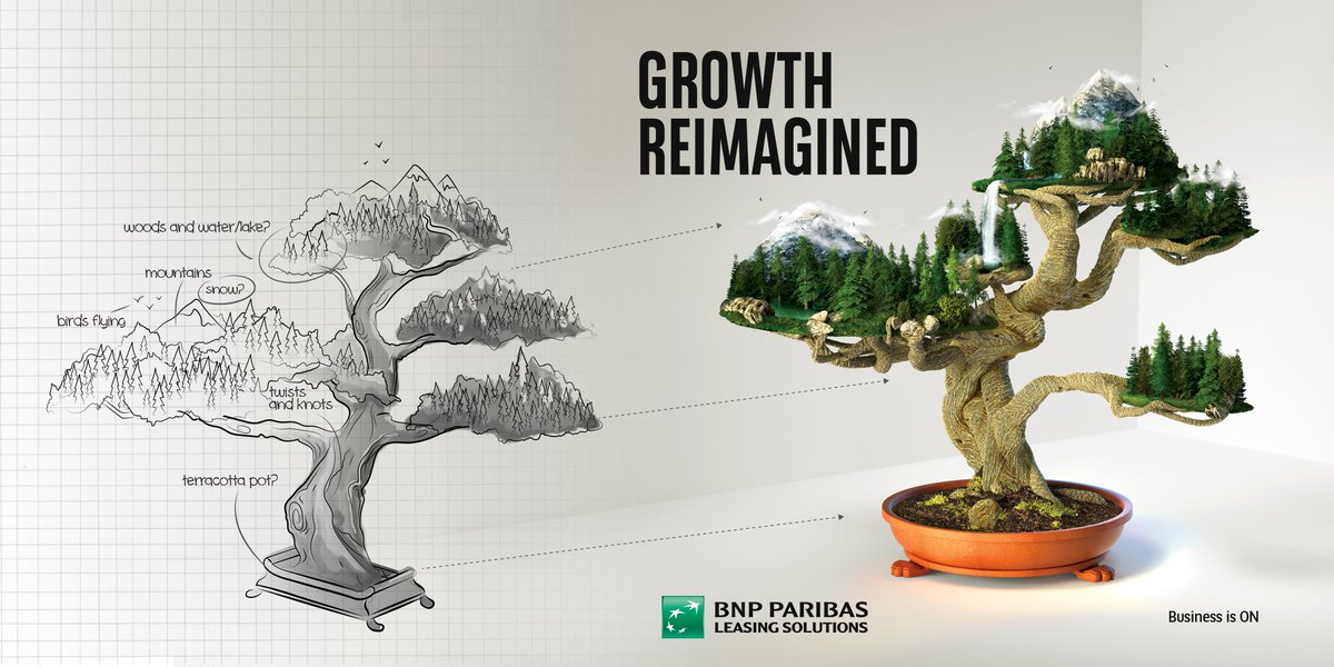 wearebowline's tweet photo. BEFORE &amp; AFTER! From idea to final image, our 'Growth Reimagined' concept visualises extraordinary growth! #creative https://t.co/PwZNxmRa0t