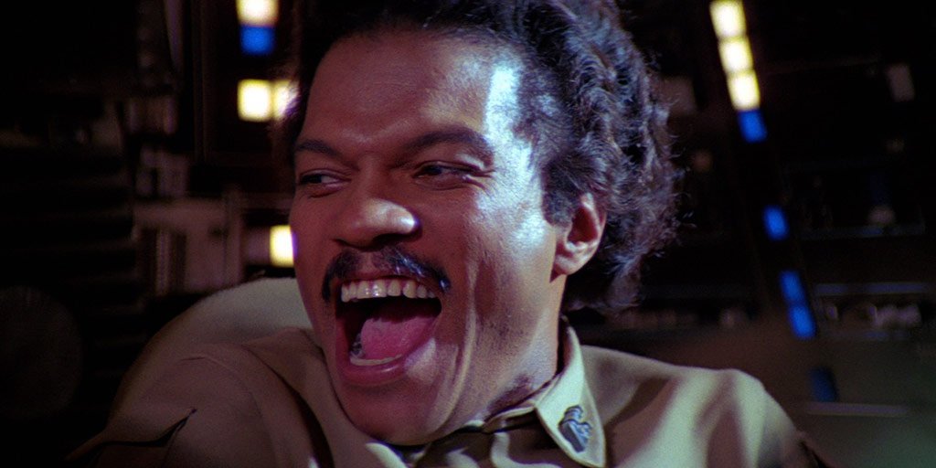 starwars's tweet photo. Happy Birthday to our favorite galactic entrepreneur, @realbdw! Make it a respectable one, you ol' smoothie. https://t.co/cq4K0pjLwv