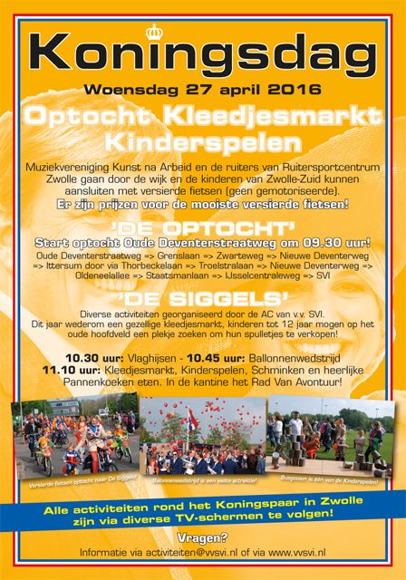 SVIActiviteiten's tweet photo. Ook dit jaar weer bij Svi de Koningsdag van 2016!!. https://t.co/2Ay0BhO0Jk