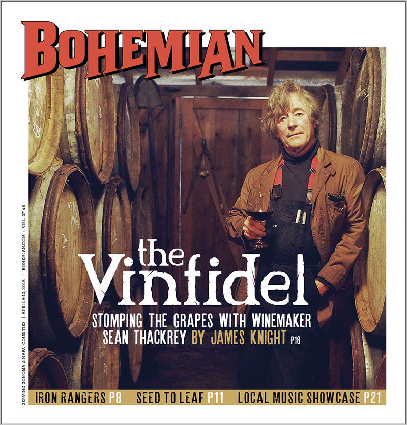 nbaybohemian's tweet photo. Read our new cover story, an interview w/ iconoclast winemaker Sean Thackrey. https://t.co/P1Gsj2hHku @ThackreyWine https://t.co/NhfaZpg0E4