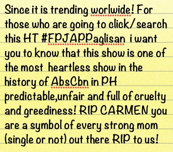 honeymoron's tweet photo. IDOL! Haha. Please take some time to read, friends

#FPJAPPaglisan https://t.co/keT0VKfD1l