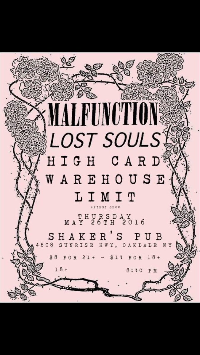 Most of this band plays in L I M I T. This is our first show.