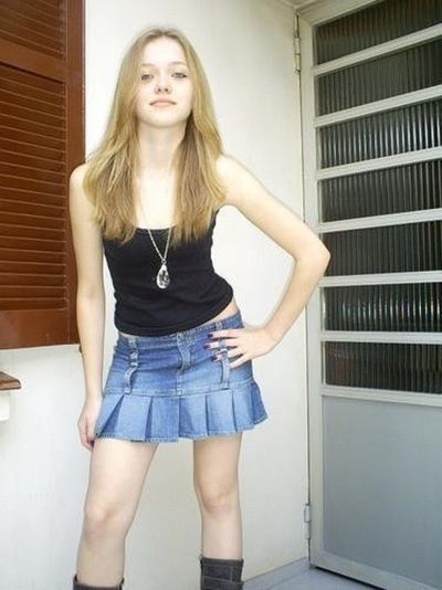 Pegging first time trans schoolgirl