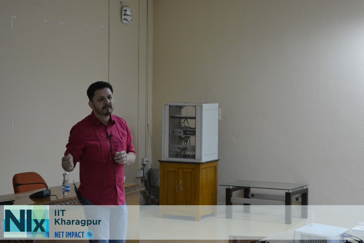 NetImpactIITKGP's tweet photo. "Understanding Sustainability" session by Ajay Chaturvedi at #NIxIITKharagpur. #NetImpactx https://t.co/5mFlBhXNcL