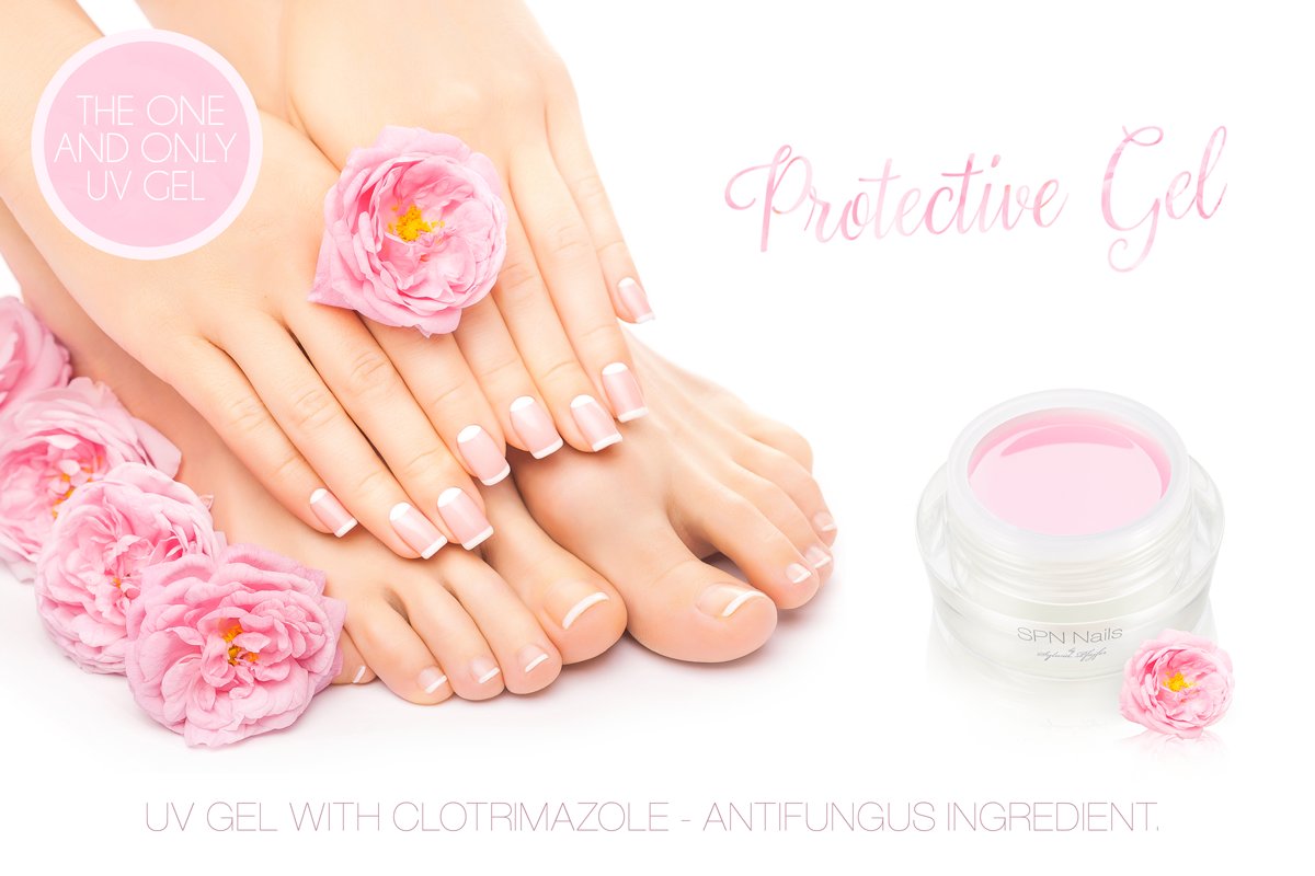 SPNnailsUK's tweet photo. NEW IN! #SPNnailsUK Protective Gel! The one and only one faze #UVgel with clotrimazole - anti fungal ingredient! https://t.co/GkqHAil2Ys