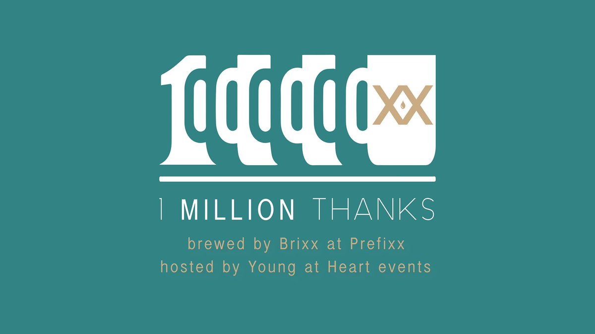 youngatheartmn's tweet photo. Tomorrow’s the day! Come hang out with us at @brixxbrew and say thanks to the community! #getyourfixx #1milthanks https://t.co/ZNQXmeaSDJ