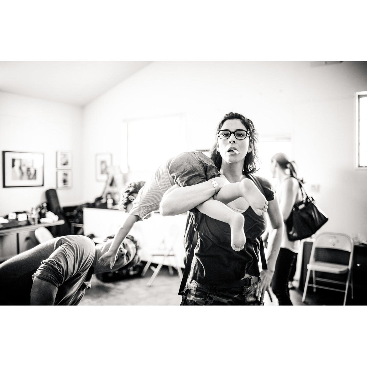 SarahKSilverman's tweet photo. #Jashfesht @jash @vonswank
Stole @Danielkellison's baby boy Clyde and I'd do it again https://t.co/3BawcxvIek