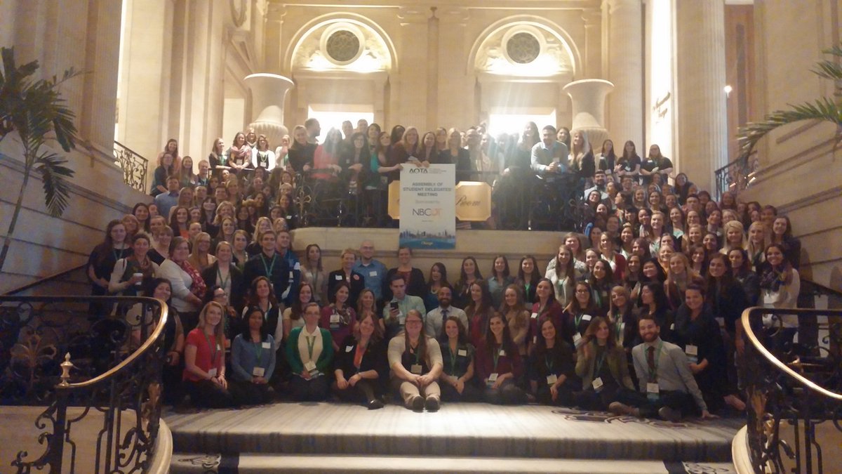 ASD_AOTA's tweet photo. Over 200 assembly of student delegates members in 1 picture!!! #OTlife #ASD50 #aota16 #powerful #leadership https://t.co/k8H7kVRmyV