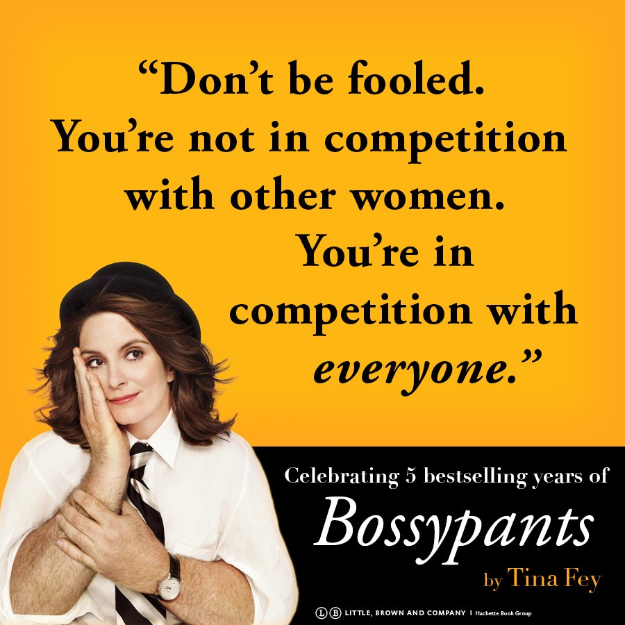 Another gem from #Bossypants, a book that is 100% gems.