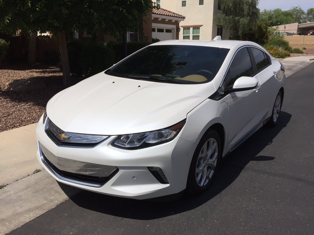 deancarver's tweet photo. Just picked up my 2017 Chevy Volt #volt #gasLOL https://t.co/nrfxhva2nn