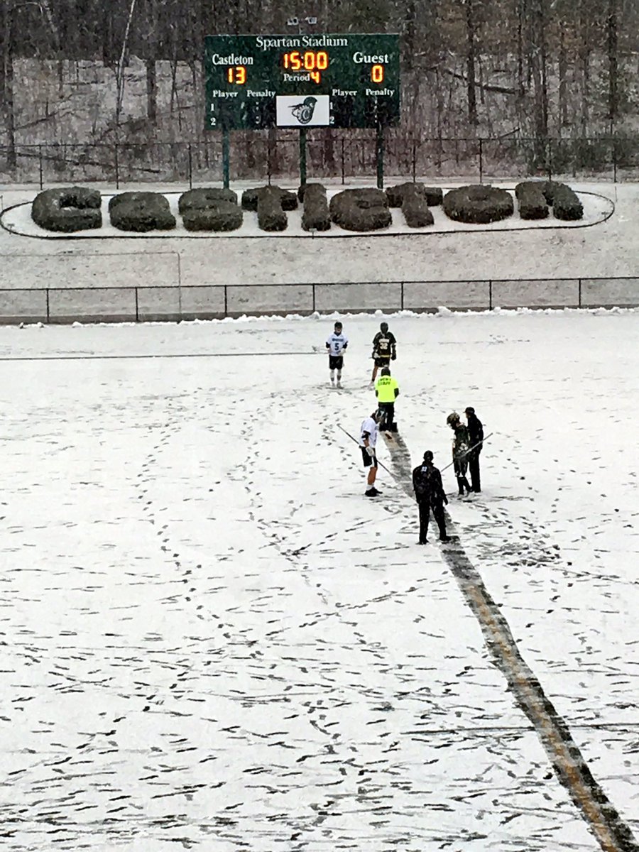 Beautiful day for some lax between <a href="/CastletonMLax/">Castleton M Lacrosse</a> and <a href="/LyndonAthletics/">Vermont State Lyndon Athletics</a> #d3lax