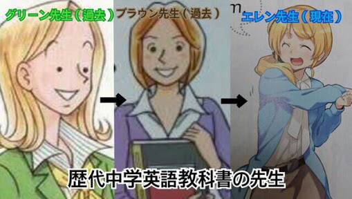 Twitter पर 火遊びの宝塚 英語の教科書の先生のイラストがかわいくなったって聞いて なに馬鹿なこといってんだと思ってみたらほんとにかわいくなってた T Co Nzo0gi3d50