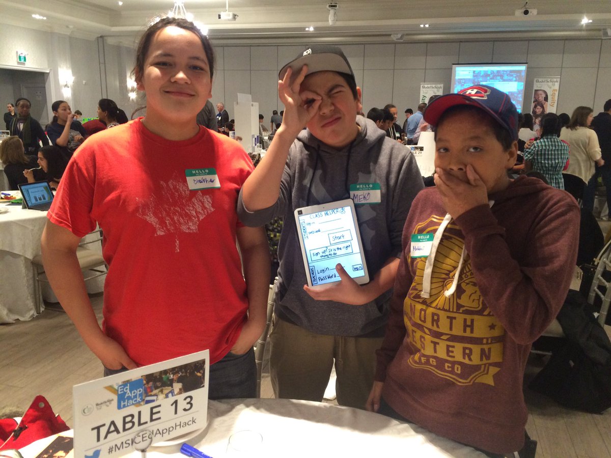 SharlaFalodi's tweet image. Students from @TDSBFNST here at #MSICEdAppHack!!!! #TDSB