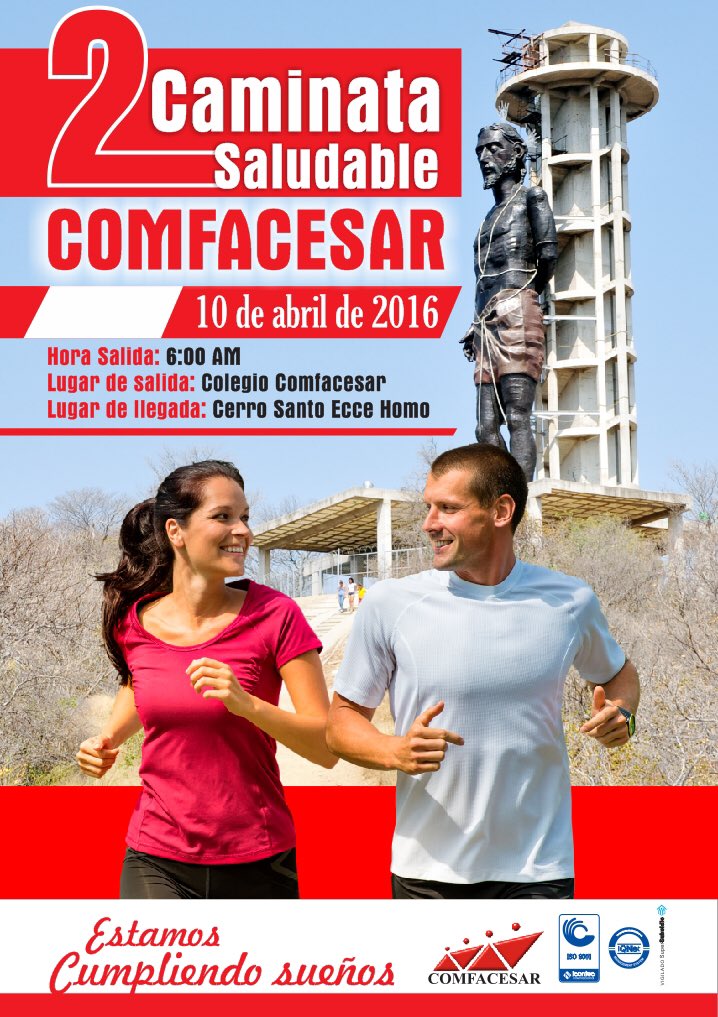 comfacesar's tweet photo. Todo @ValIedupar_ a la 2da Caminata Saludable este 10 de Abril. TE ESPERAMOS #habitosdevidasaludable https://t.co/PtoZfMkQoa