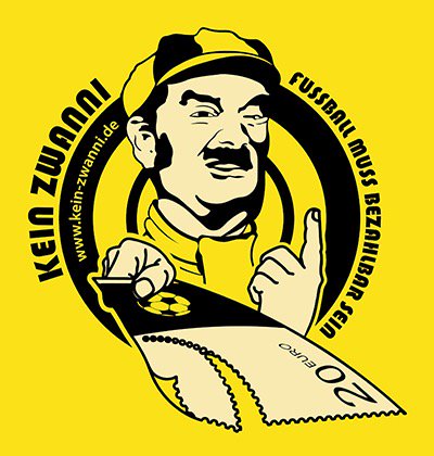 International solidarity tomorrow over ticket prices - look out for the joint banners   <a href="/SpionKop1906/">Spion Kop 1906</a> <a href="/Kein_Zwanni/">Kein Zwanni</a>