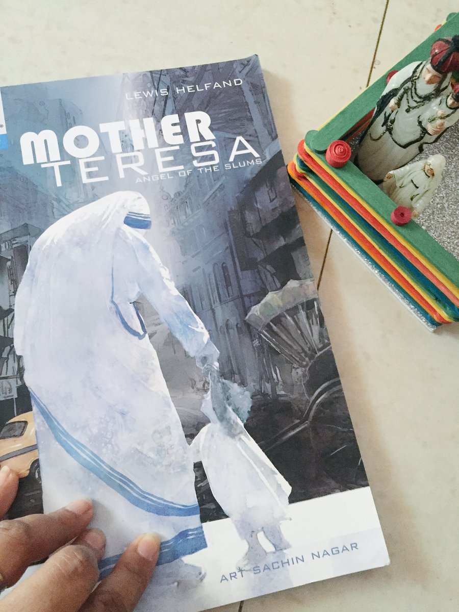 ManoshiNath's tweet photo. Life changing stories captured in a graphic novel #BrunchBookChallenge #MotherTeresa @HTBrunch https://t.co/SCRfs5qvM2