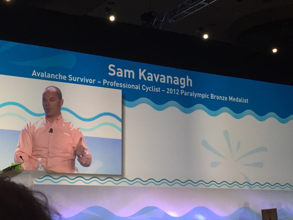 Being inspired by <a href="/kavanaghsam/">Sam Kavanagh</a>. What a great message!!  <a href="/DeVosPlaceMeet/">DeVos Place</a> <a href="/westmisports/">West Michigan Sports Commission</a> #nasc2016