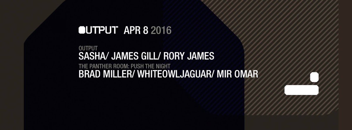 djbradmiller's tweet photo. This Friday @sashaofficial returns to @OutputClubBK w/ @PushTheNightNYC in The Panther Room!
https://t.co/X4yfU1t1Td https://t.co/f1dHzqG7CJ