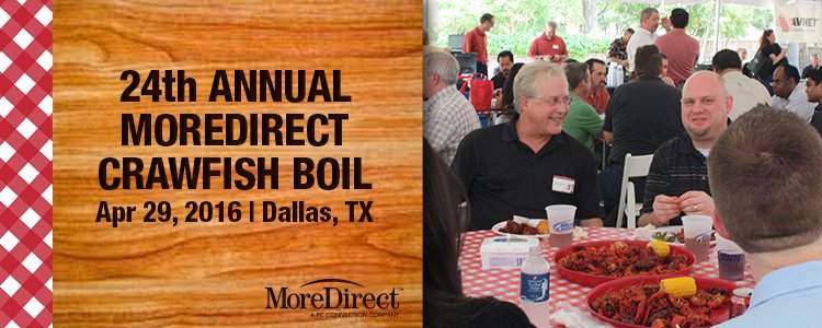 MoreDirect's tweet photo. Technology + Crawfish + Music = #MDCFB16 Register to attend: https://t.co/fV0YBSSgzd  #wesolveIT https://t.co/zxr0lYJjxe