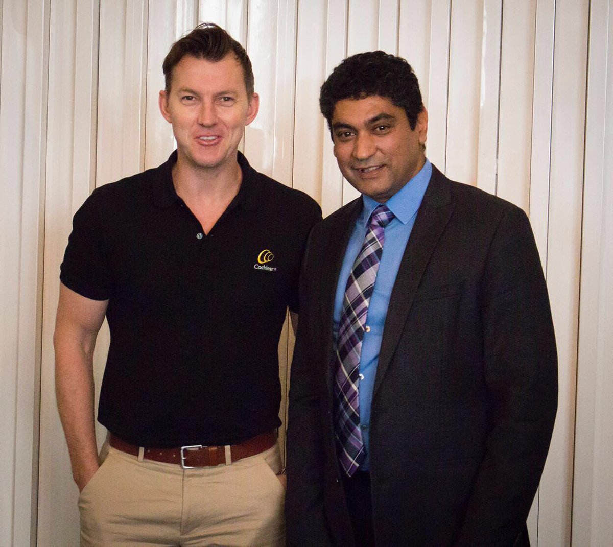 tarun_d_sharma's tweet photo. @BMCSoftware India hosted @BrettLee_58. Creating awareness around hearing impairment. #SoundsOfCricket #NobleCause https://t.co/qHO9vqMw1R
