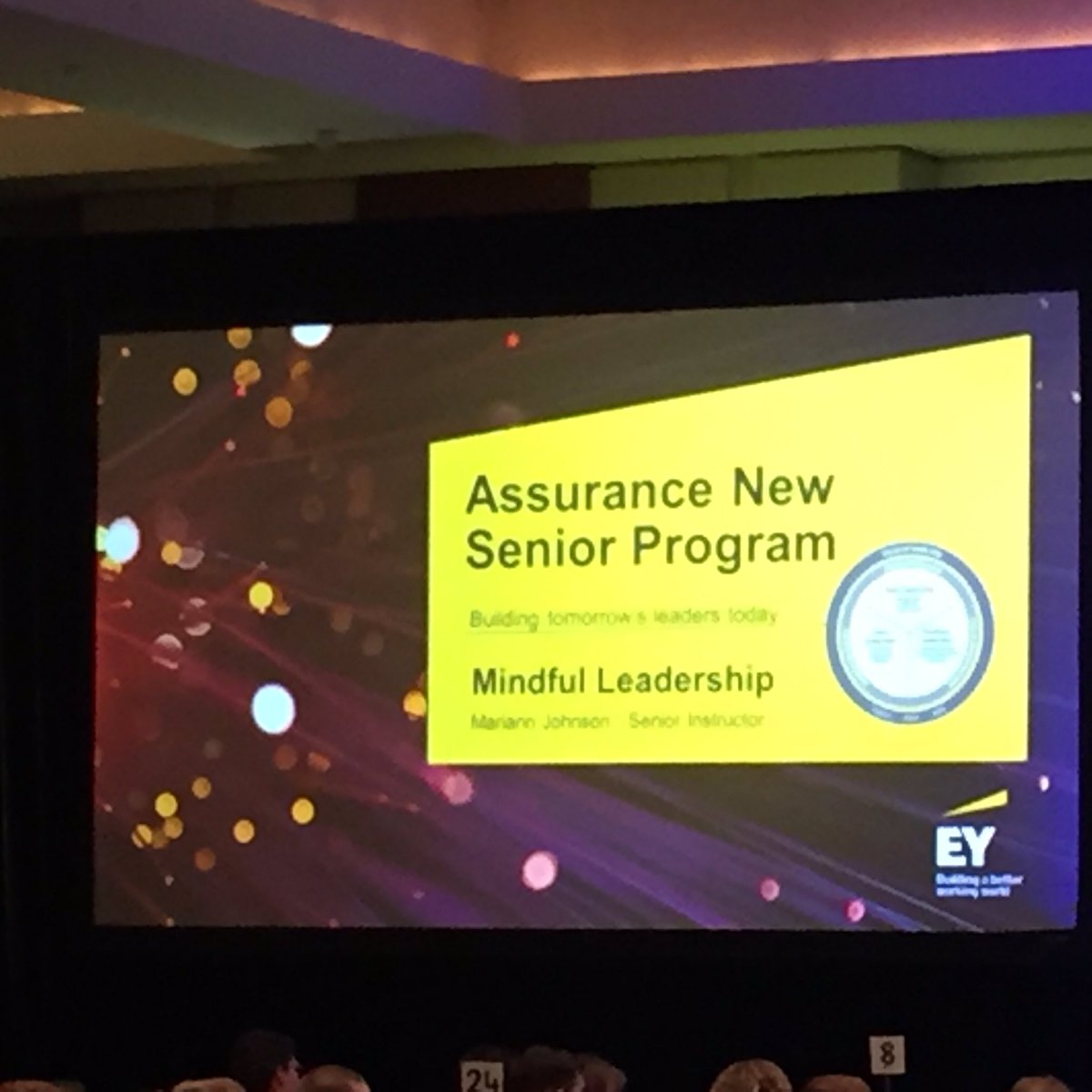 MahoneyNatasha's tweet photo. What a great start! #eynsp #mindfulleadership https://t.co/UJxfVihmGC