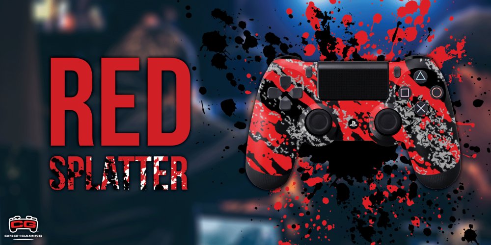 CinchGaming's tweet photo. Red Splatter #CinchPS4! 

Check out our near limitless "Customization Options!"

https://t.co/Fvs0LD85N1 #itsacinch https://t.co/8Mfc8pUNbP