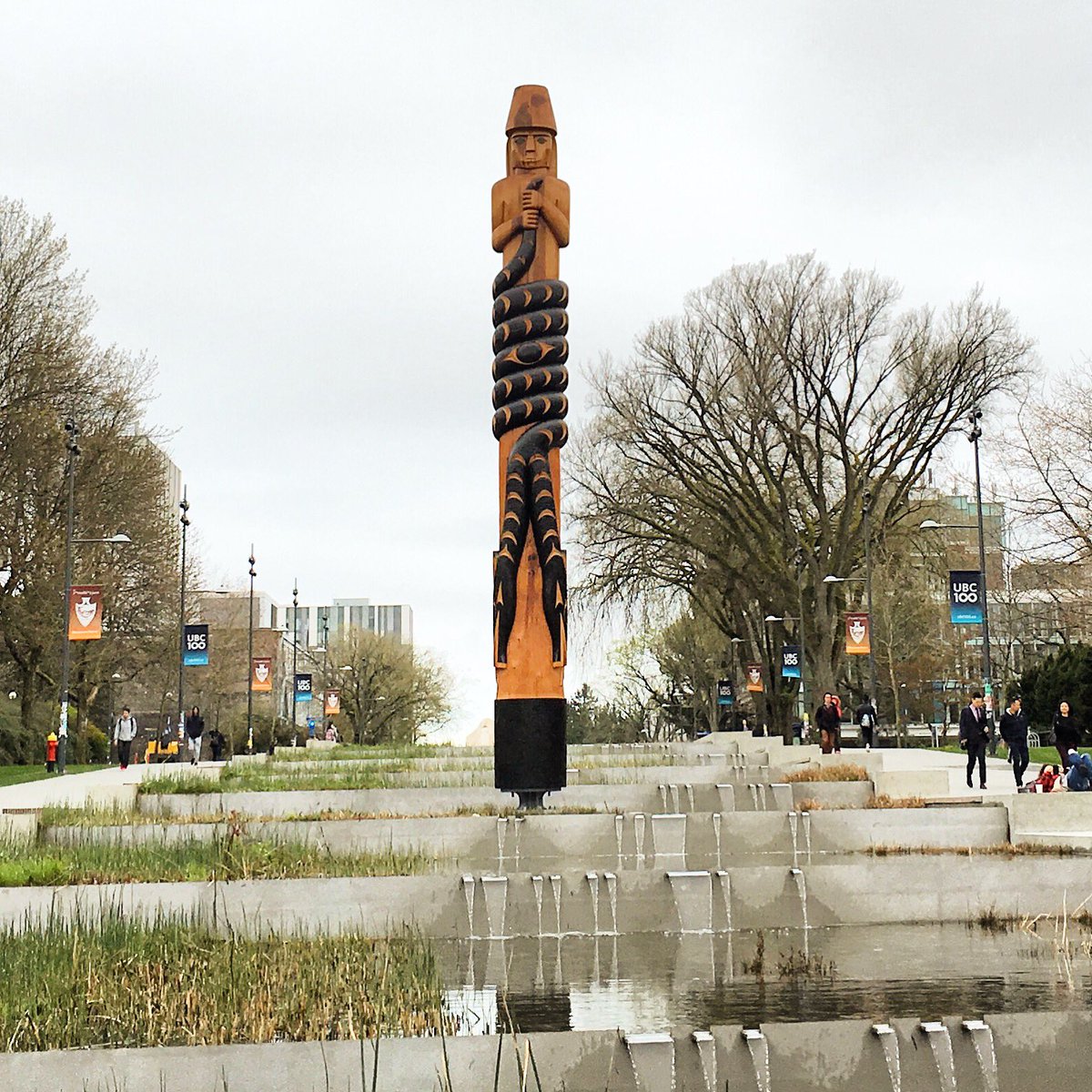 UBC SPPGA on Twitter: "Dedication of a stunning Musqueam Post @UBC ...