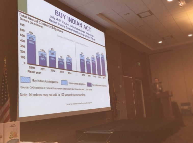 NNIarizona's tweet photo. .@NNI staff attending the @NAU 2016 Tribal Outlook Economic Conference #CAIED #EconomicDevelopment #BuyNative https://t.co/vLICYwWmpw