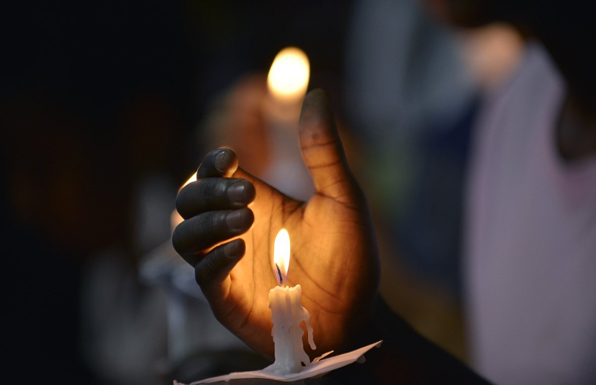 Twenty two years ago the Genocide Against Tutsi began in Rwanda - join us in lighting a candle today #Kwibuka22