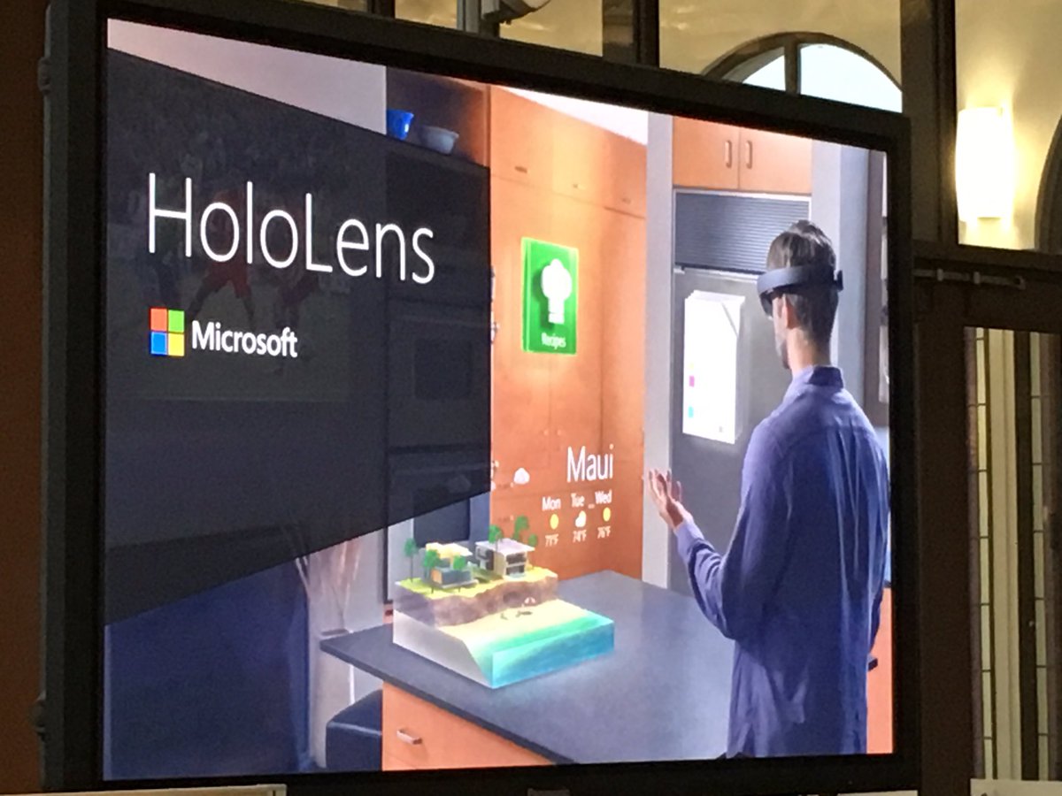 ParisTechTalks's tweet photo. You can do a lot of amazing thinks with the @HoloLens #AugmentedReality #PTT cc @davrous https://t.co/bXzwkkPPkv