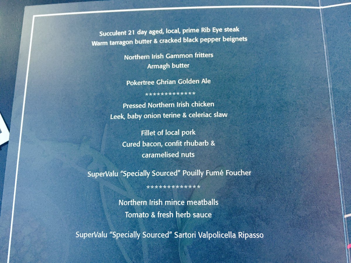sarahmccurdy84's tweet photo. At Tedfords Kitchen for the launch of @SuperValuNI #AmbassadorChef. Menu looks incredible! #niblog https://t.co/wCp0D5SEkJ