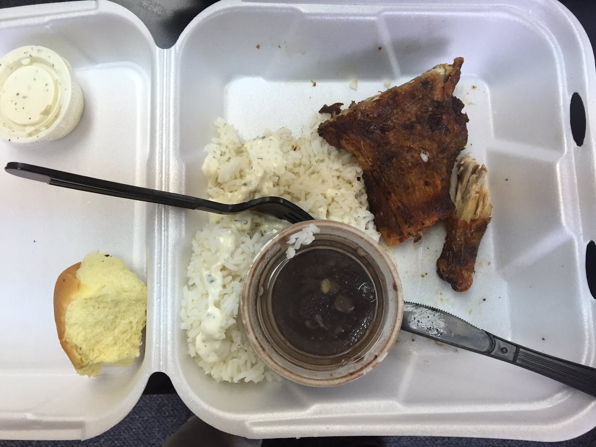 Seems like <a href="/pollotropical/">pollotropical</a> is now serving pigeon meat. Supposed 2 b 1/4 chicken but its just over cooked &amp; tiny WTF