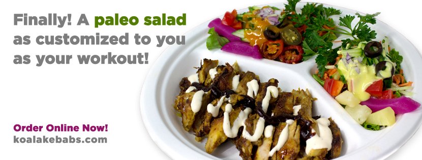 KoalaKebabs's tweet photo. A #paleo salad as customized to you as your #workout! #Vancouver #glutenfree Order it online https://t.co/rDPVhFmtkh https://t.co/9CjZcsVS9q