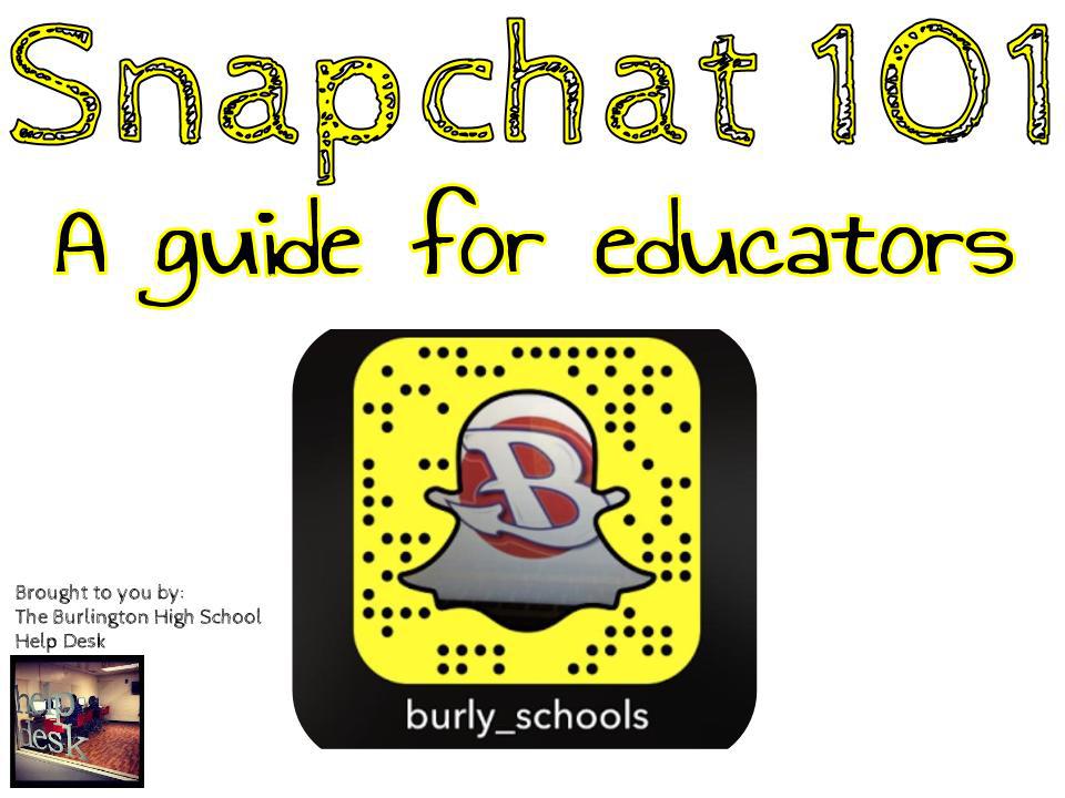 jlboulos's tweet photo. Snapchat 101: A Guide For Educators. April's #digcit challenge is on! #bpschat #edtech https://t.co/dCZv4LsKdm https://t.co/1dzWDUUeXR