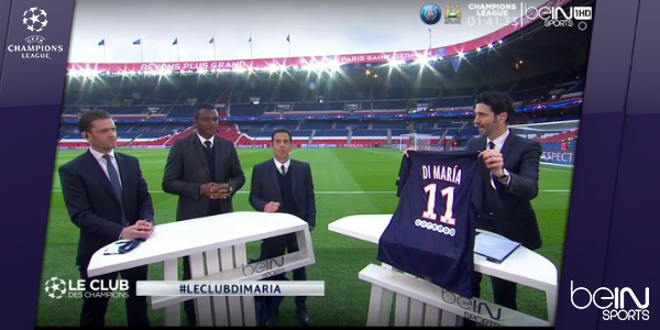 beinsports_FR's tweet photo. [LIVE] Le maillot d'Ángel Di María est toujours à gagner avec @ARuizOfficiel 
> #LECLUBDIMARIA https://t.co/m0azjjcBGA