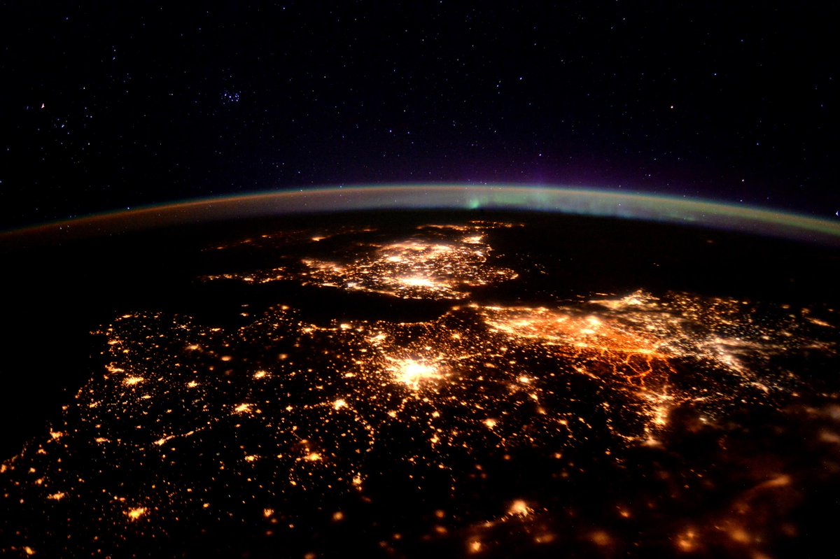 astro_timpeake's tweet image. Been some great night passes over Europe recently…I am waving! flic.kr/p/FBPpTL