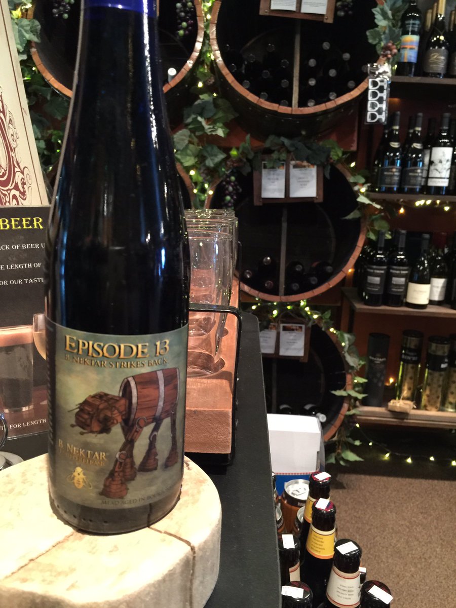SSVBeer's tweet photo. Celebrate the release of Star Wars The a force Awakens with a @bnektar Episode 13! Awesome meadz #mead #craftbeer https://t.co/CmfVzBxHGG