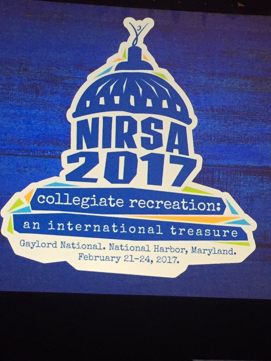 Only 327 days till #NIRSA2017 and only 70 days till presentation due