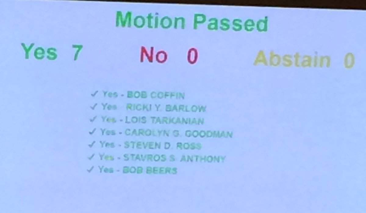 MFreemanvegas's tweet photo. Congrats to us!Historic moment for .@CityOfLasVegas! Dept of D&amp;E is now Dept of Public Safety Thanks to #lvcouncil! https://t.co/XPrF0aeb7m