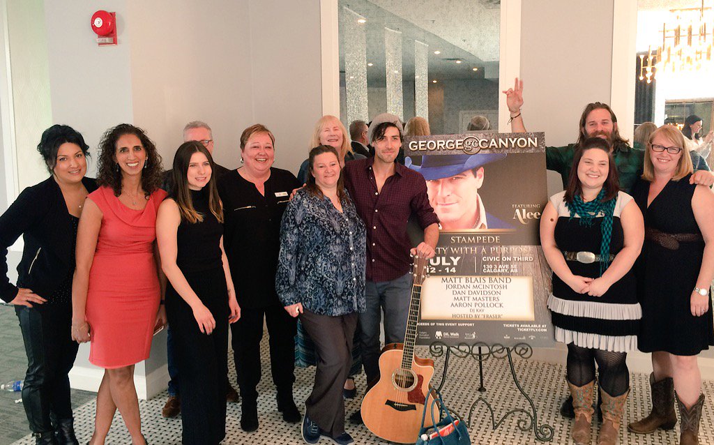 calgaryhomeless's tweet photo. We can't contain our excitement! #PWPyyc is going to be amazing! Thx @CiviconThird @mattblaismusic @frasertuff https://t.co/XV13w0z53h