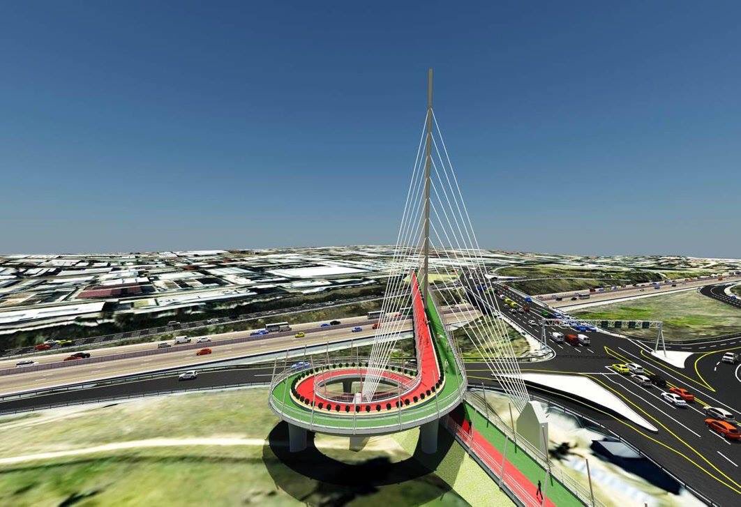 ChomiYaJeso's tweet image. As a journalist, I thank you CoJ &quot;@CityofJoburgZA: The Grayston bridge will look like this #Joburgatwork^TK https://t.co/bGuCquamww&quot;
