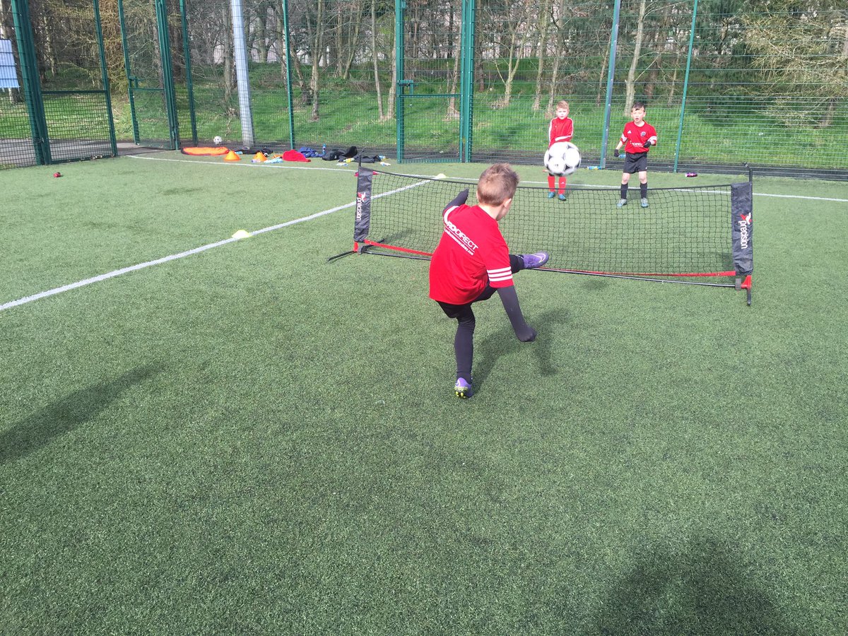 PdaScotland's tweet image. Some great technique on show at our Easter Camp today! #footballtennis #learnplayachieve