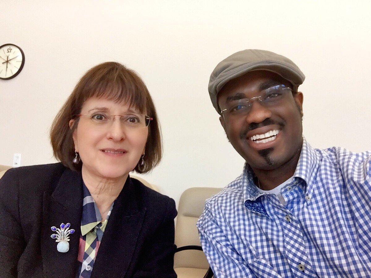 fredEkaye's tweet photo. #GlobalReportingToday @elisatin visits @Morgan_SGJCDNR and International Reporting & Writing. Shaping Global Journ! https://t.co/AYeeBtCPtY