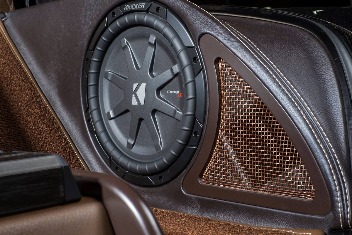 CCSDayton's tweet photo. We're loving this install from @KICKERaudio! At under 4 inches deep, the #CompRT is perfect for custom installs. https://t.co/caTFieVQ5c