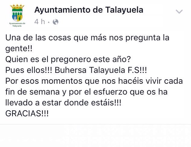 Buhersa Talayuela FS tweet media