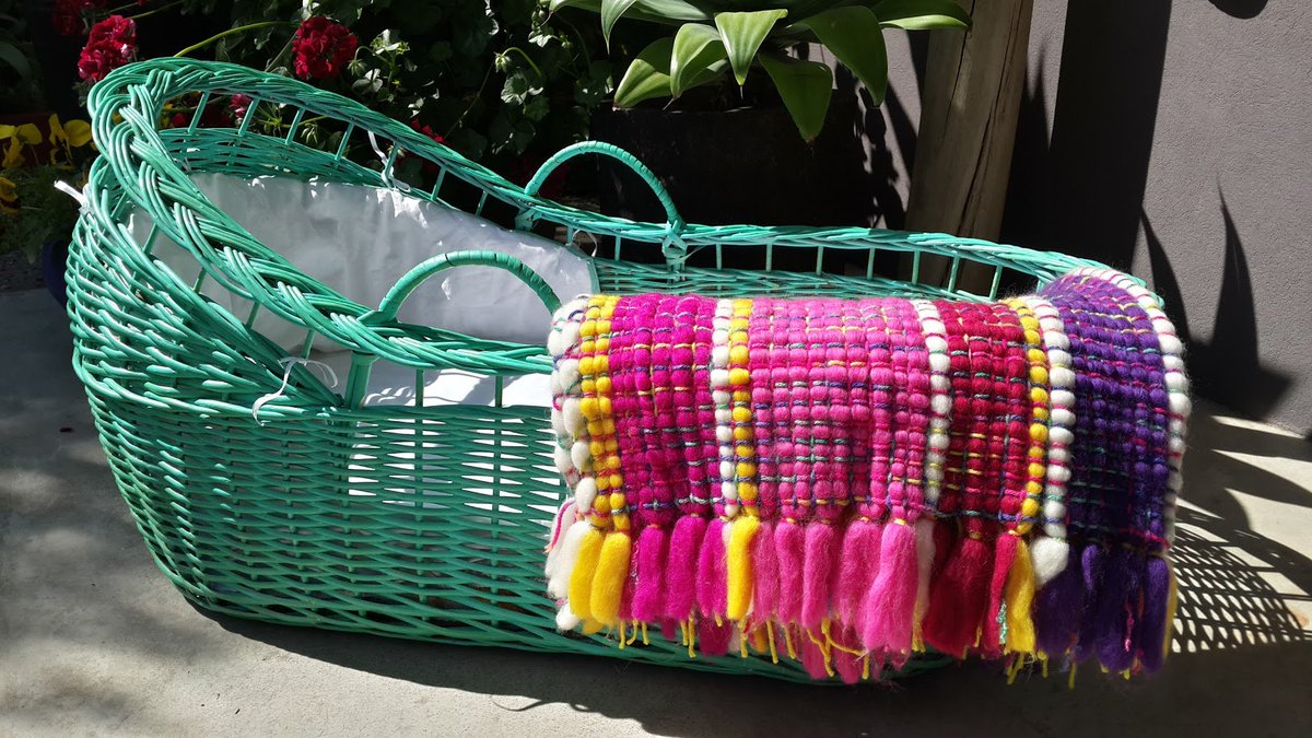 #babyblanket #loom #wool #felt #handmadehour #homedecor