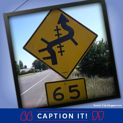 HudockInsurance's tweet image. Caption it! What would you do if you spotted this sign on the road?
