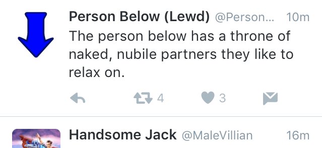 "Well it's not wrong, for once."