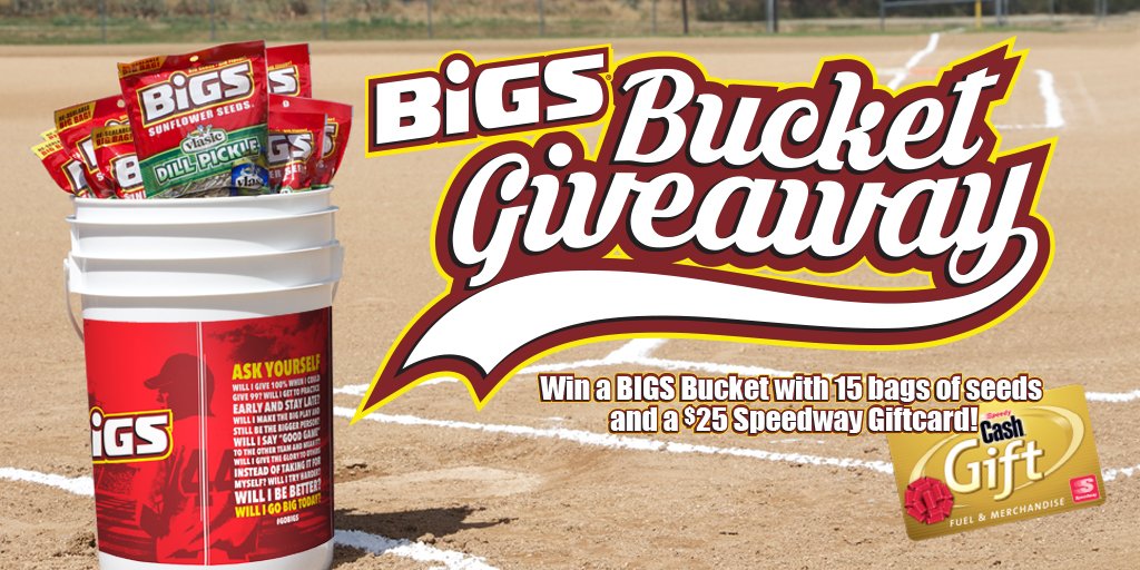 Don't forget to enter for a chance to win a <a href="/BIGS_Seeds/">BIGS</a> Bucket &amp; $25 Speedy Cash Gift Card: bigsbucketgiveaway.pgtb.me/BVM2ms